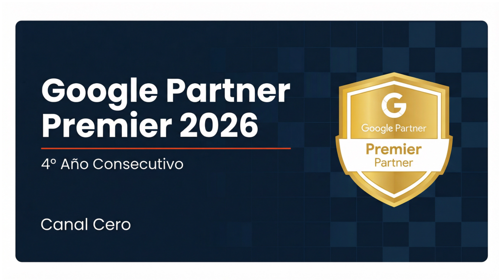 Canal Cero, Google Partner Premier Chile por cuarto año consecutivo